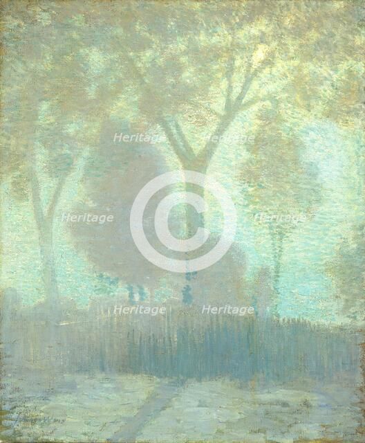 Moonlight, c. 1905. Creator: Julian Alden Weir.