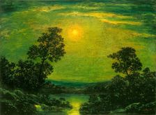 Moonlight, early 20th century. Creator: Ralph Blakelock