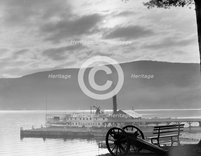 Moonlight from Old Fort William Henry, Lake George, N.Y., c.between 1910 and 1920. Creator: Unknown.