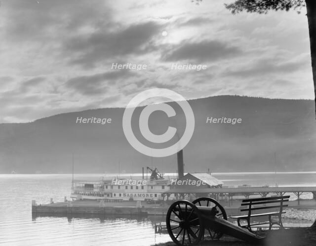 Moonlight from Old Fort William Henry, Lake George, N.Y., c.between 1910 and 1920. Creator: Unknown.