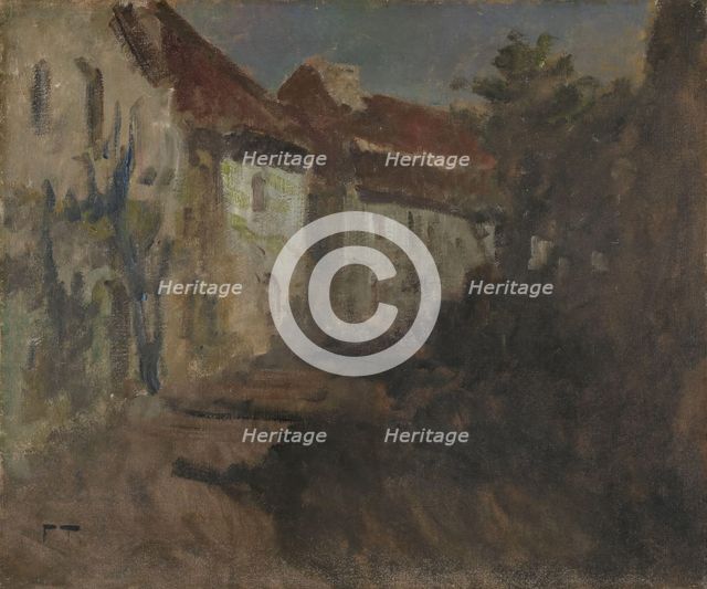 Moonlight in Dieppe, probably between 1894 and 1898. Creator: Frits Thaulow.