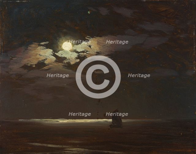Moonlight, late 19th-early 20th century. Creator: Vladimir Orloffskij.