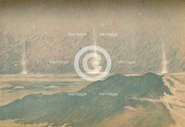 'Moonlight Phenomena at the Beginning of the Polar Night, November 1893', (1897). Artist: Fridtjof Nansen.