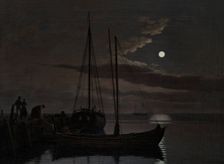 Moonlight Picture, 1821. Creator: CW Eckersberg