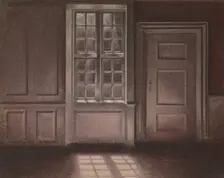 Moonlight, Strandgade 30, 1900-1906. Creator: Vilhelm Hammershøi