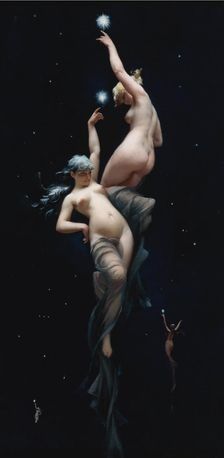Moonlit Beauties. Artist: Faléro, Luis Ricardo (1851-1896)