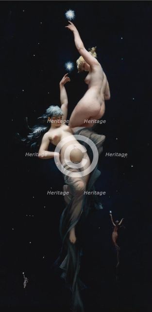 Moonlit Beauties. Artist: Faléro, Luis Ricardo (1851-1896)