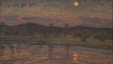 Moonlit Landscape, 1901. Creator: Herman Norrman