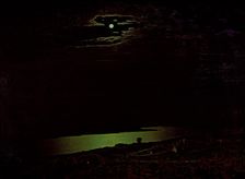 Moonlit Night on the Dniepr, 1882. Artist: Kuindzhi, Arkhip Ivanovich (1842-1910)