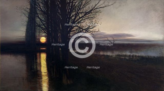 Moonrise, 1884. Creator: Stanislaw Maslowski.