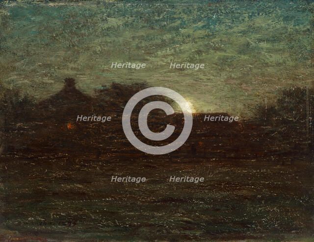 Moonrise, 1895. Creator: Dwight William Tryon.