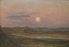Moonrise over Krzemionki, 1902. Creator: Jan Stanislawski