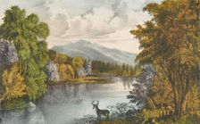 Moosehead Lake, Maine, 1857-72., 1857-72. Creators: Nathaniel Currier, James Merritt Ives, Currier and Ives