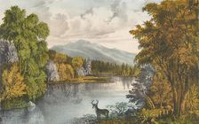 Moosehead Lake, Maine, 1857-72., 1857-72. Creators: Nathaniel Currier, James Merritt Ives, Currier and Ives