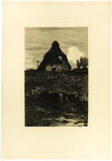 Moor Hut, 1895. Creator: Hans am Ende
