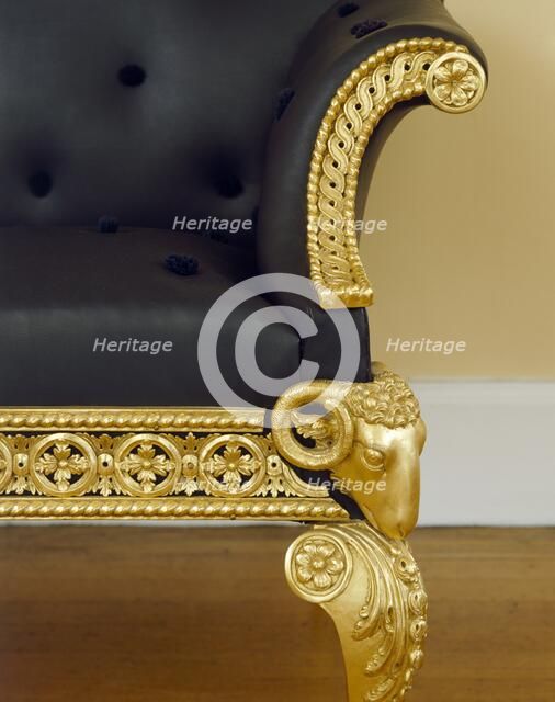 Moor Park armchair, Kenwood House, London, 1764. Artist: Unknown.