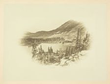 Moore's Lake, Head of Bear River, Uintah Mountain, 1868/69. Creator: Andrew Joseph Russell