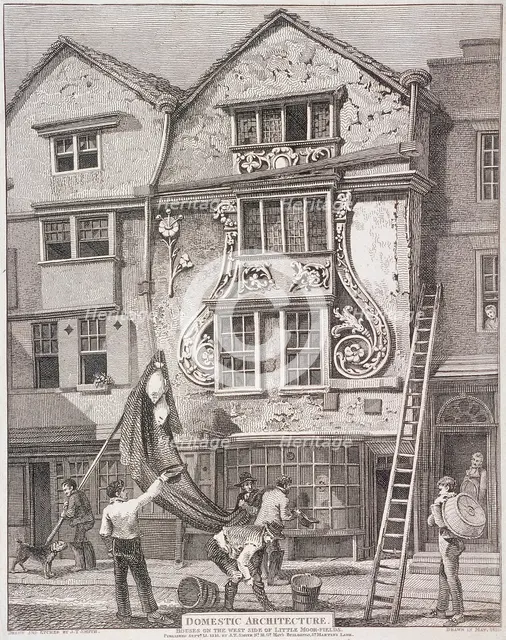 Moorfields, London, 1814. Artist: John Thomas Smith
