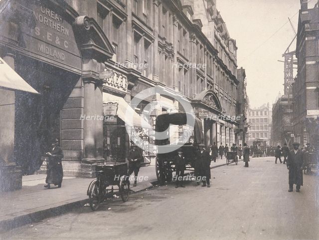 Moorfields, London, c1921. Artist: Anon