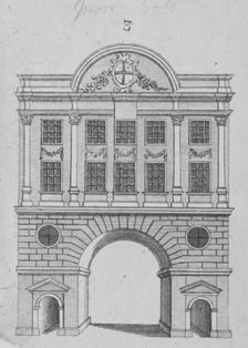 Moorgate, City of London, 1760. Artist: Anon
