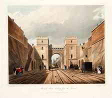 Moorish Arch, looking from the Tunnel, 1831. Creator: Thomas Talbot Bury