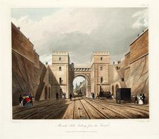 Moorish Arch, looking from the Tunnel, 1831. Artist: Thomas Talbot Bury