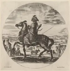 Moorish Cavalier. Creator: Stefano della Bella
