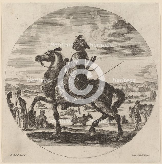 Moorish Cavalier. Creator: Stefano della Bella.