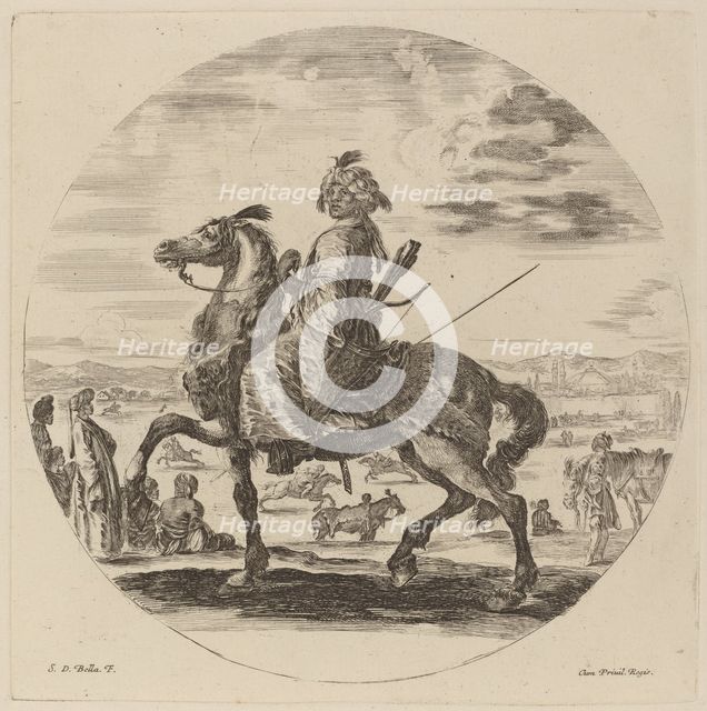 Moorish Cavalier. Creator: Stefano della Bella.