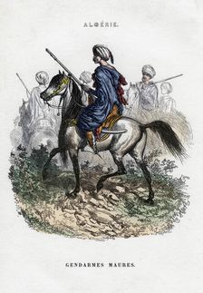Moorish Gendarmes'; French Army in Algeria