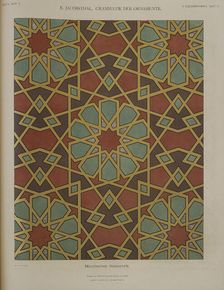 Moorish network, 1874. Creator: Unknown