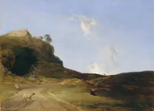 Moorland landscape 1840. Creator: Thomas Creswick