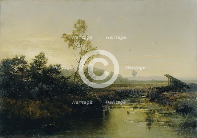 Moorland landscape, 1886. Creator: Emilie Mediz-Pelikan.