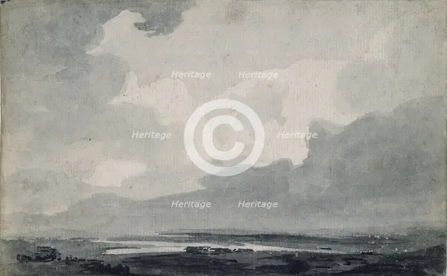 Moorland View, c1800. Artist: Thomas Girtin.