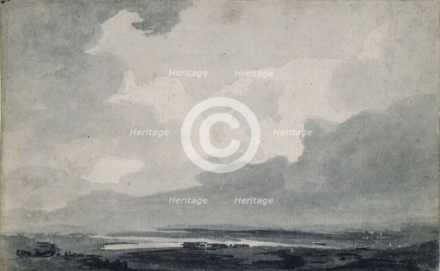 Moorland View, c1800. Artist: Thomas Girtin.