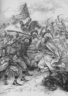 Moors and Spaniards Mixed Inextricably 1902. Artist: Paul Hardy