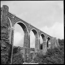 Moorswater Viaduct, Liskeard, Cornwall, 1967. Creator: Eileen Deste