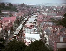 Mop Fair, High Street, Marlborough, Wiltshire c1960s. Creator: Arthur Charles Kirby Ware