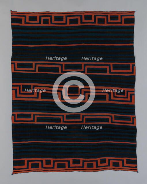 Moqui-Style Sarape, Northern Mexico, c. 1870. Creator: Unknown.