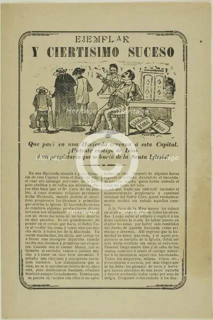 Moral Lesson and Most Certain Event, n.d. Creator: José Guadalupe Posada.