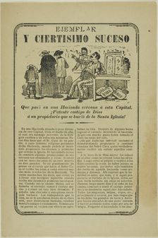 Moral Lesson and Most Certain Event, n.d. Creator: José Guadalupe Posada