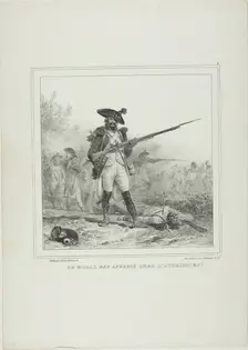 Morale is Affected by the Austrians!, 1833. Creator: Auguste Raffet