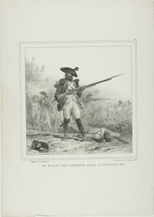 Morale is Affected by the Austrians!, 1833. Creator: Auguste Raffet