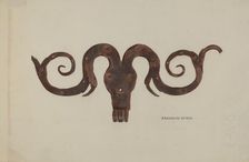 Moravian Hinge, c. 1939. Creator: Franklyn Syres