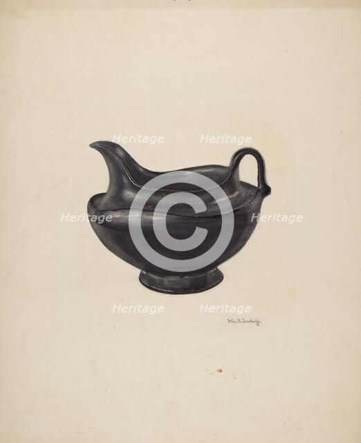 Moravian Pitcher, 1938. Creator: William Ludwig.