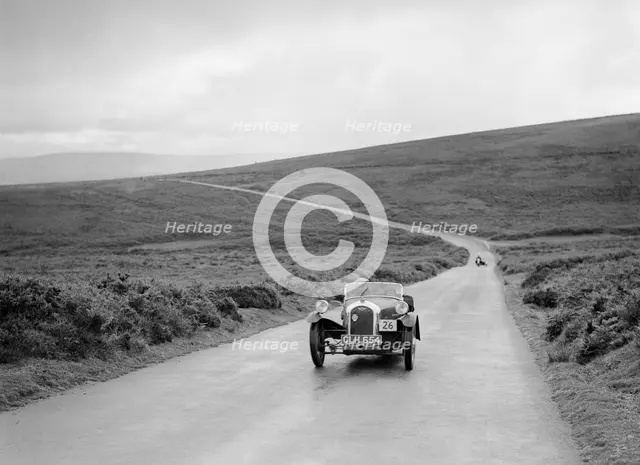 Morgan 3 wheeler of AS Pratt, winner of a silver award at the MCC Torquay Rally, July 1937. Artist: Bill Brunell.