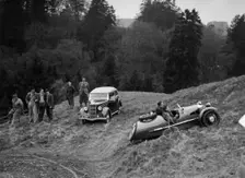 Morgan 3-wheeler of HEG Cox competing in the MCC Edinburgh Trial, Roxburghshire, Scotland, 1938. Artist: Bill Brunell