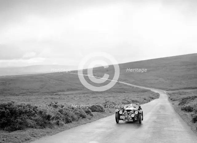 Morgan 3 wheeler of JF Kentish, winner of a bronze award at the MCC Torquay Rally, July 1937. Artist: Bill Brunell.