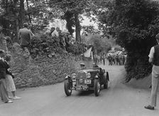 Morgan 4/4 of WA Goodall competing in the MCC Torquay Rally, 1938. Artist: Bill Brunell