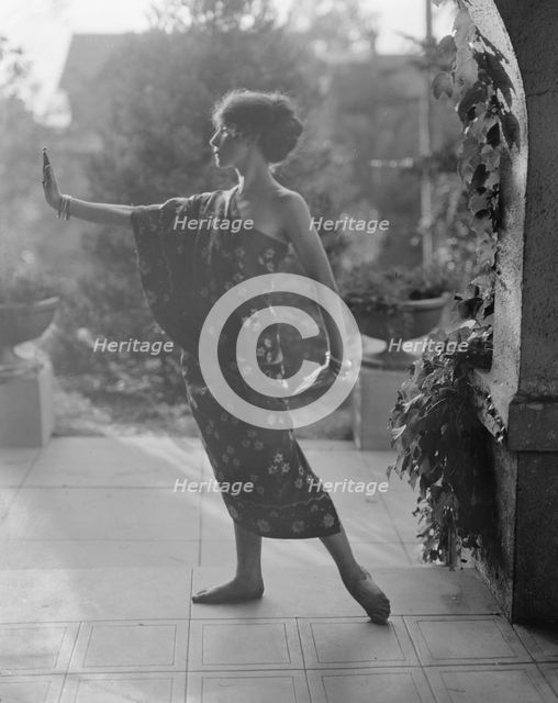 Morgan, Miss, 1916? Creator: Arnold Genthe.